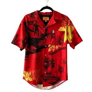 Mission Beach San Diego California  Size S Hawaiian Shirt